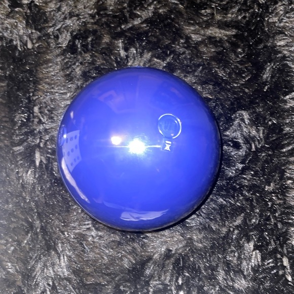 Bowling ball with locking wrist strap for wii - Picture 5 of 9